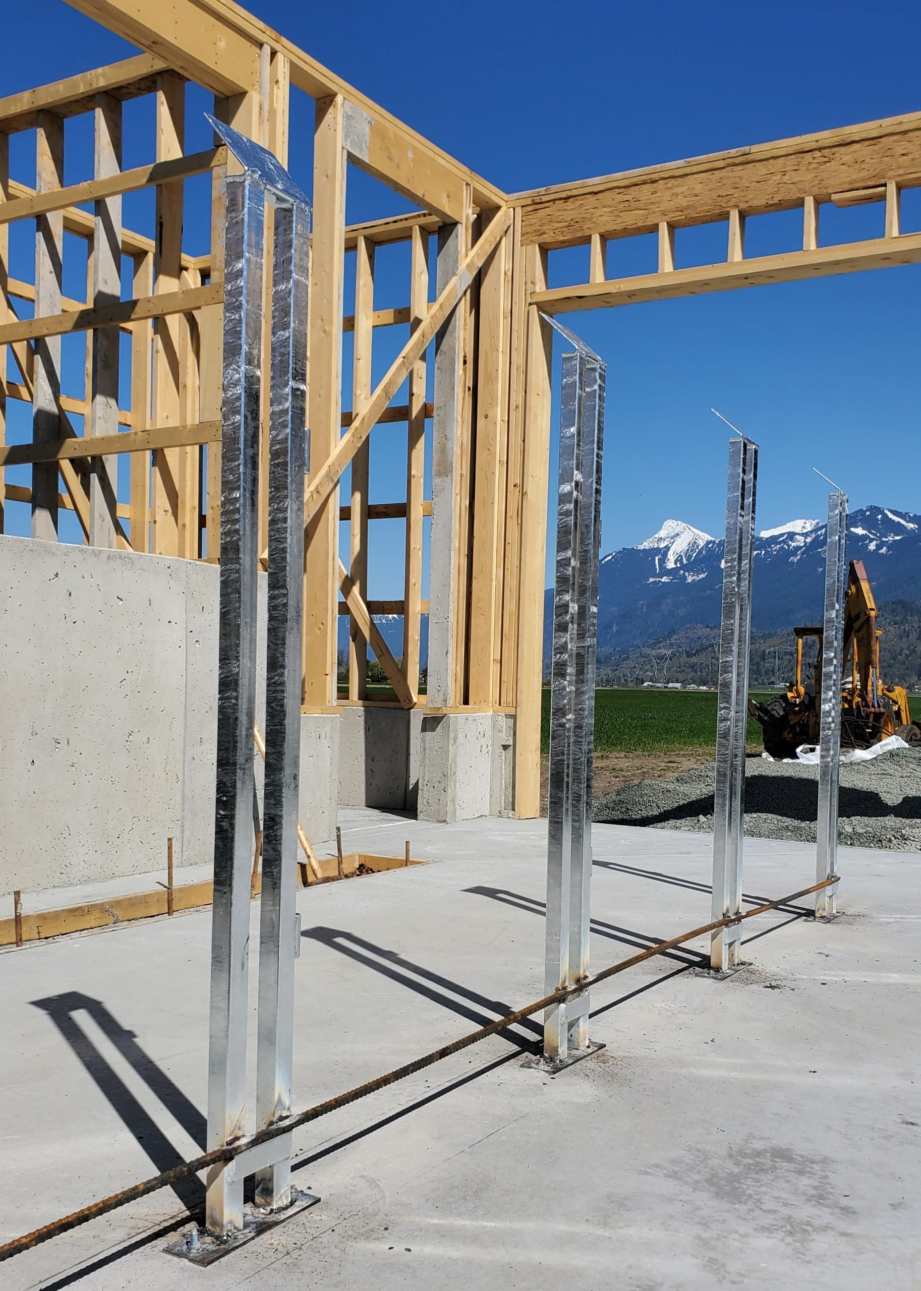 20210416_143236 New dairy barn under construction