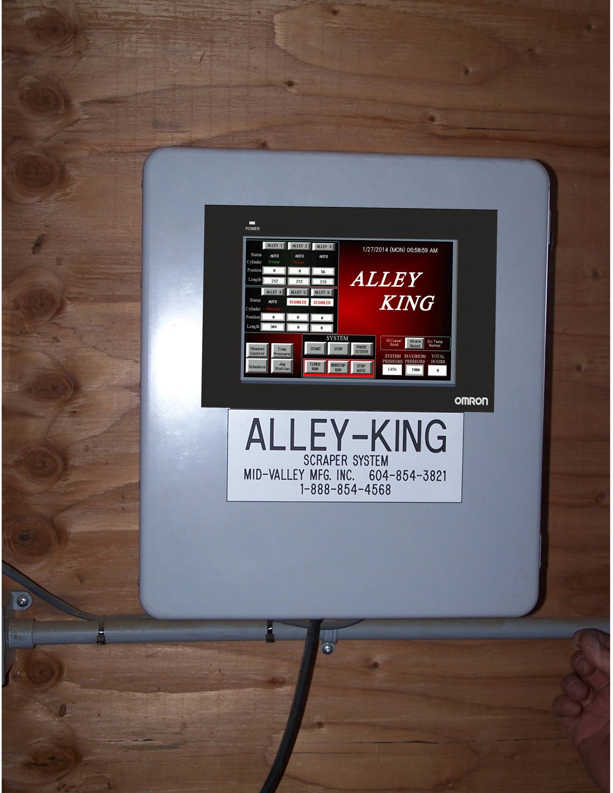 Mid-Valley-Manufacturing-Scraper-Systems17 Control Panel for Alley King Manure Scraper System